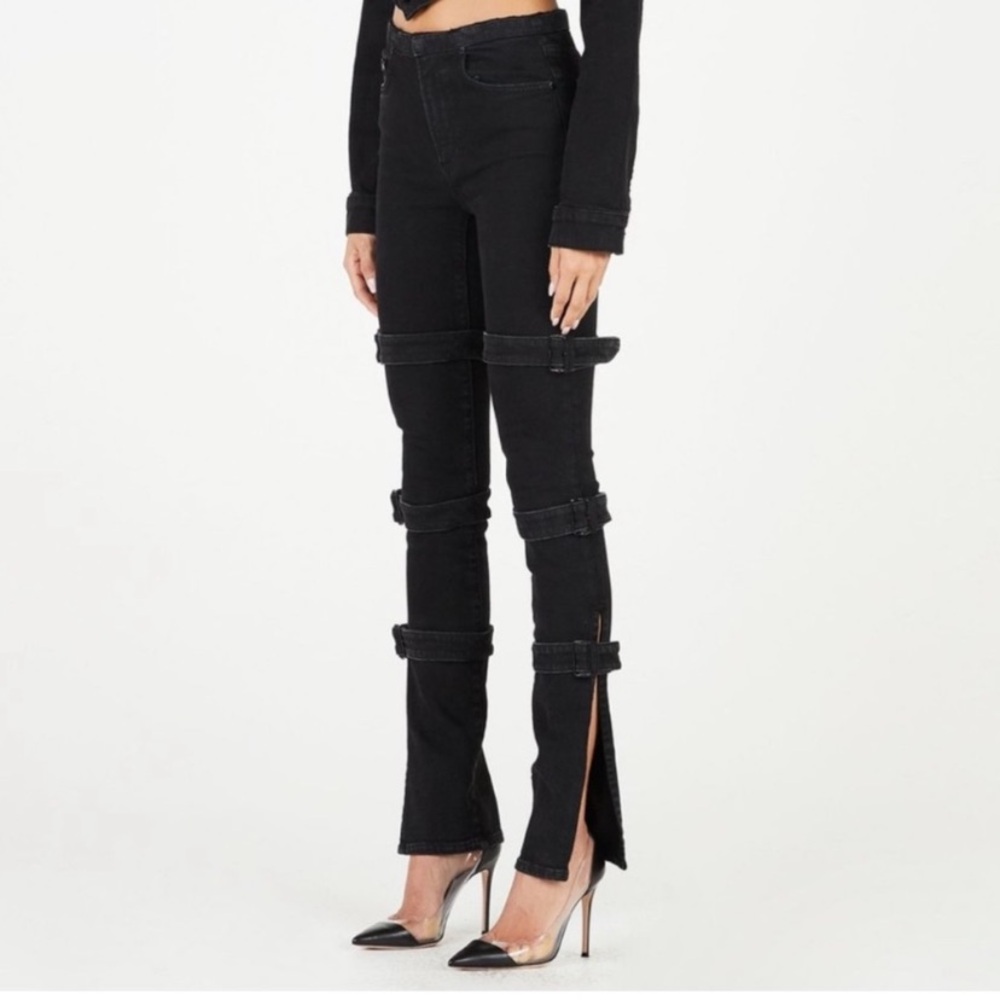 Cotton Citizen strap jeans